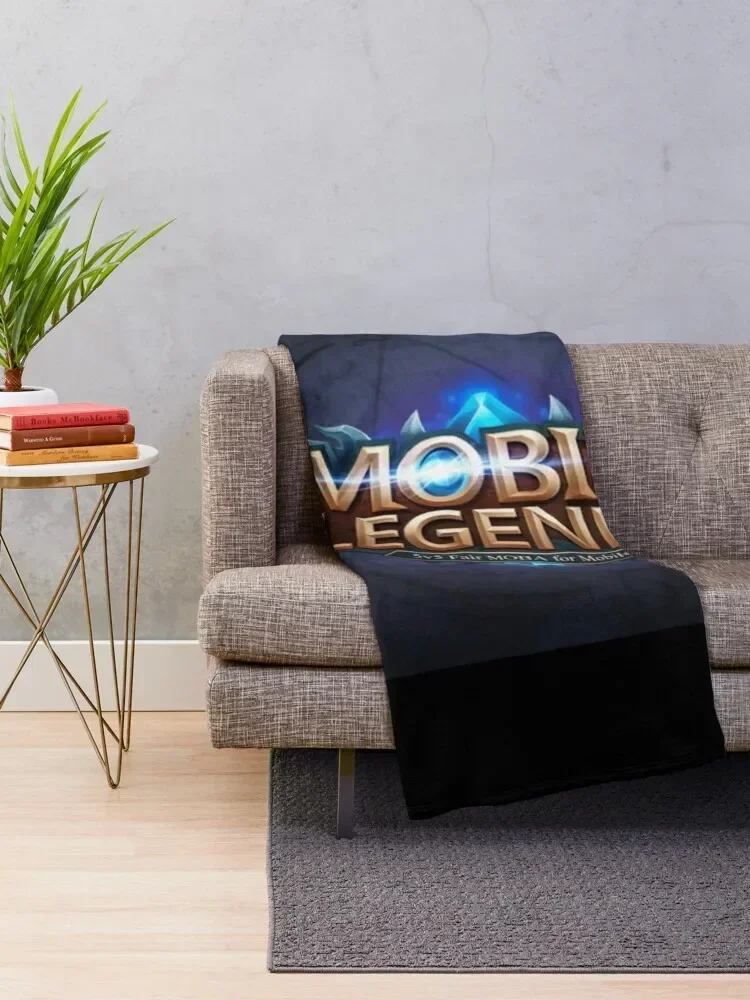 Mobile Legends New Update Logo Throw Blanket Custom For Decorative Sofa Camping decorative Blankets