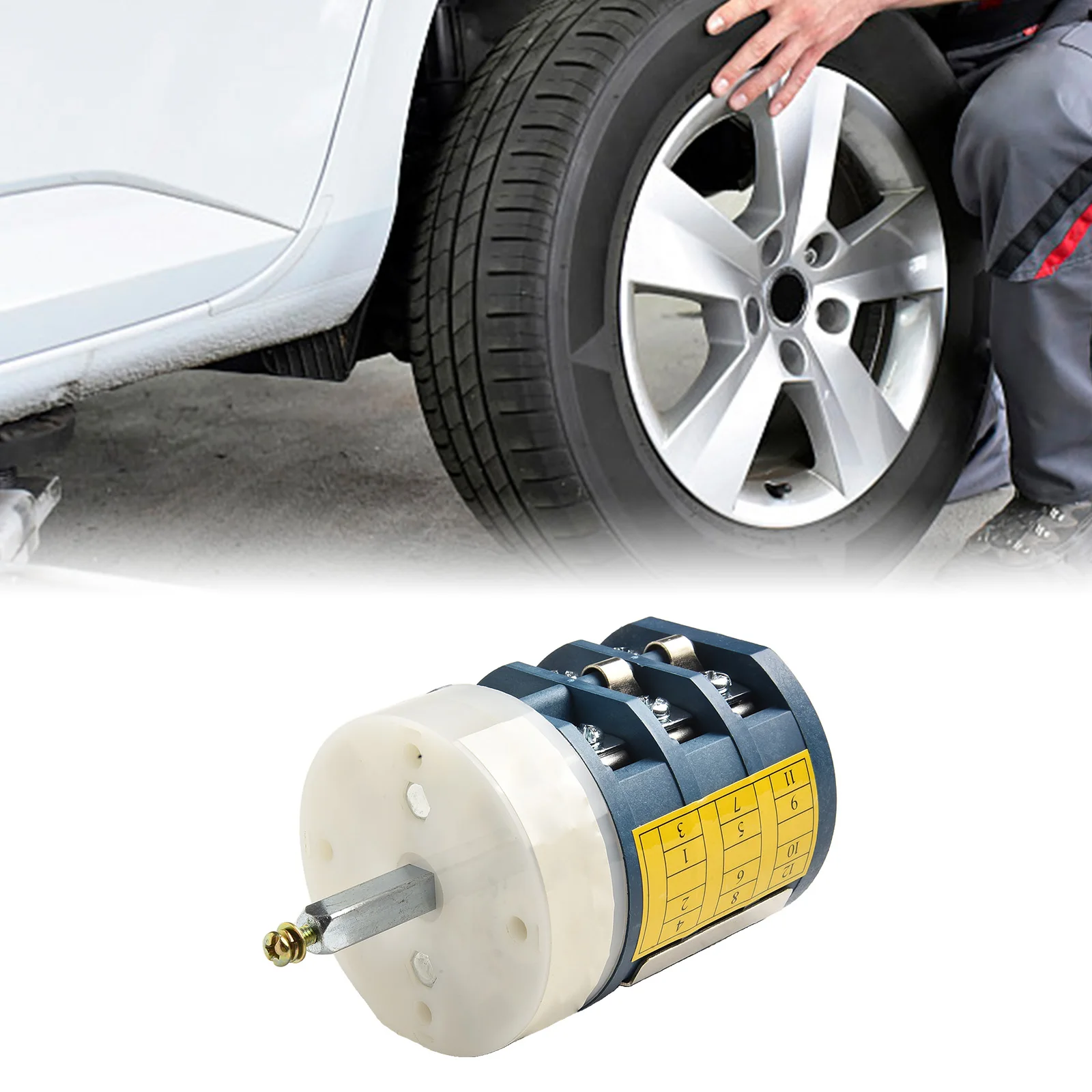 Efficiently Engineered Tire Changer Featuring User Centric Motor Controls Including Forward Reverse & Reset Functions