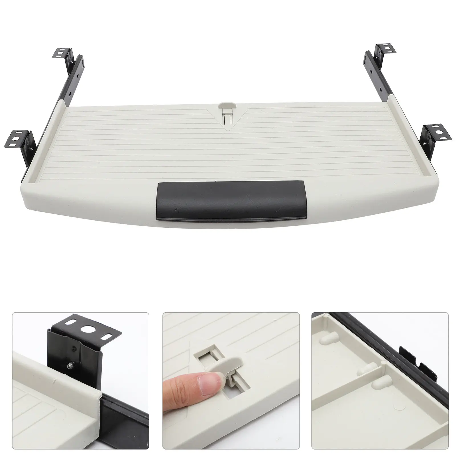 

Органайзер для клавиатуры под стол, выдвижной ящик-лоток на направляющих, 1 шт.