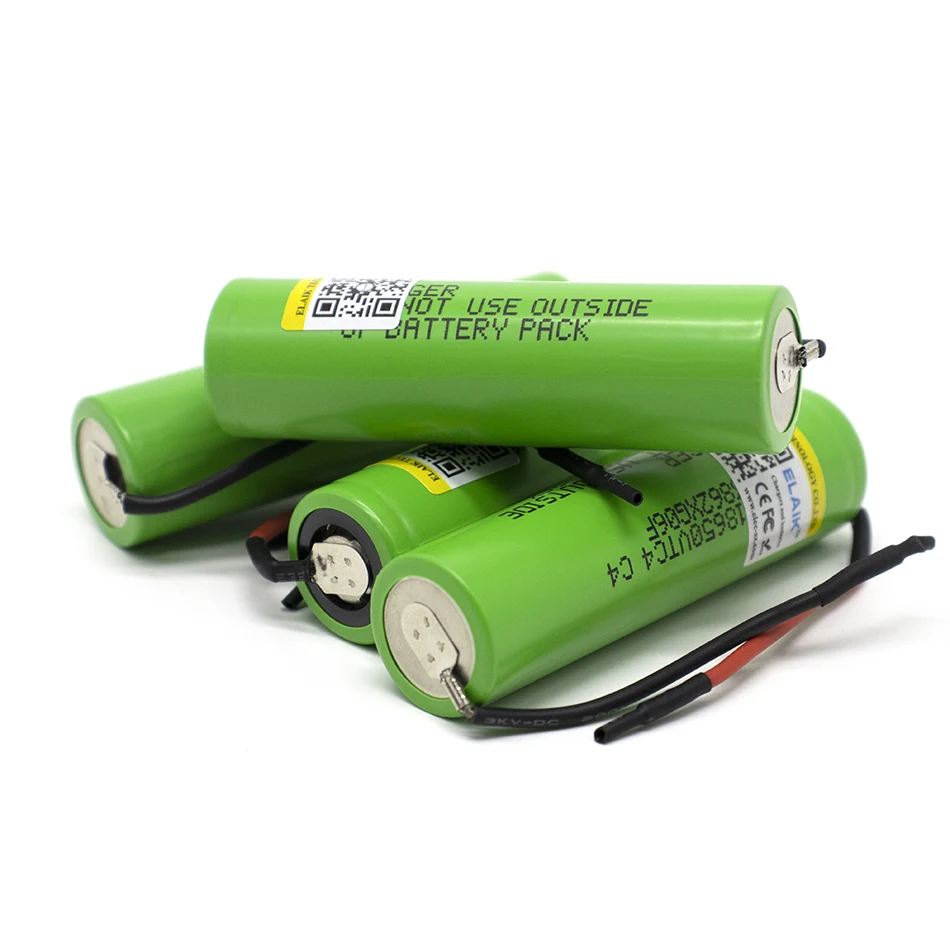 Bateria de lítio interna pequena da resistência, desempenho estável, VTC4-Outlet, 18650, 3.6V, 2000mAh, 1-5 PCes