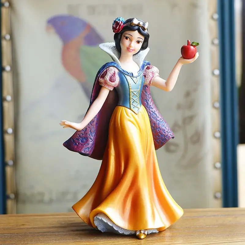 Cartoon Disney Snow White girl cute and exquisite design long -haired princess model collection hand -handling handwing gift