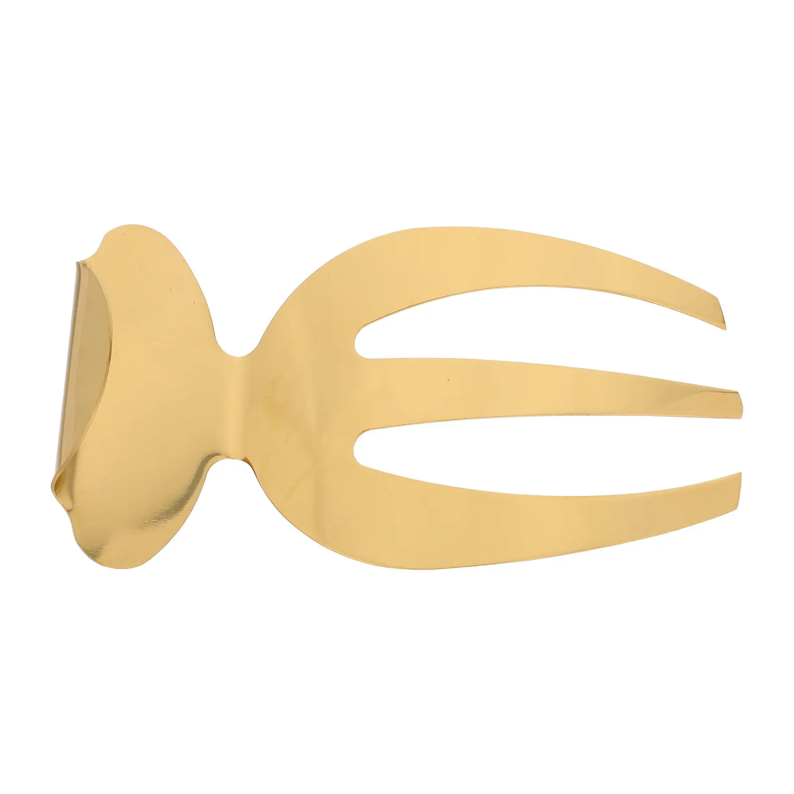 3-Prongs Stainless Steel Salad Claws Serving Tongs Gold Finish Secure Grip Salad Tossing Utensils Dishwasher Safe Kitchen Buffet