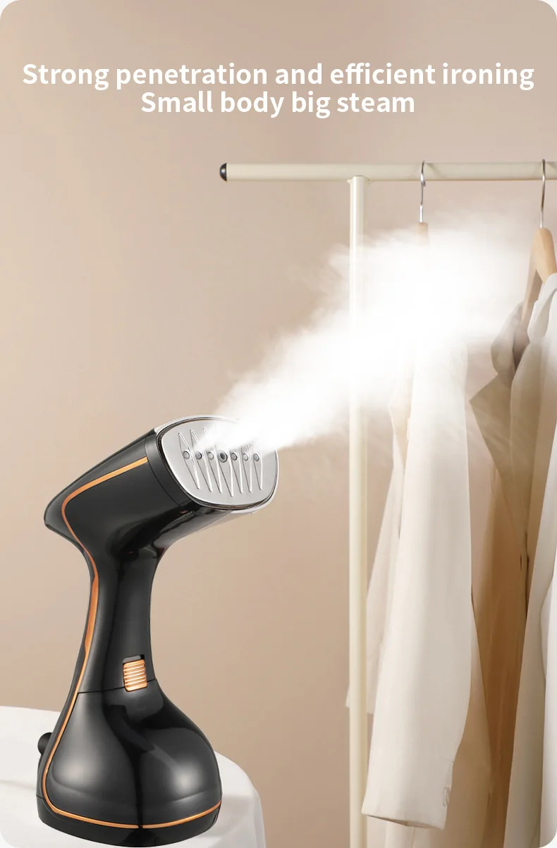 TINSOL Handdampfbügeleisen 1800W 3-Stufen-Einstellung Schnellaufheizendes Dampfbügeleisen Tragbar Geeignet für Zuhause und Reisen – Detail 18