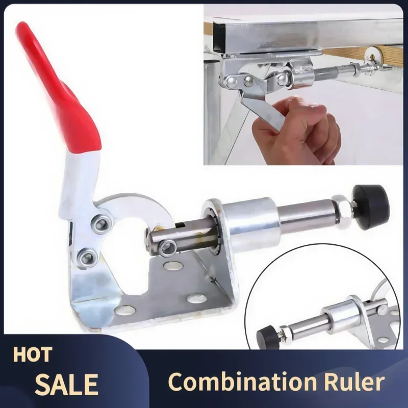 GH-301 Quick Release Toggle Clamp Locking Lever Fastener 45KG Force Push-pull Clamps Plunger Stroke Woodworking Clip Hand Tool