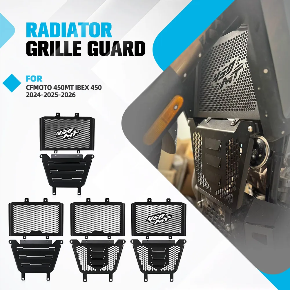 

FOR CFMOTO 450MT IBEX 450 2024-2025-2026 New Motorcycle Radiator Guard Protection Cylinder Head Shield Engine Cover Complete Set