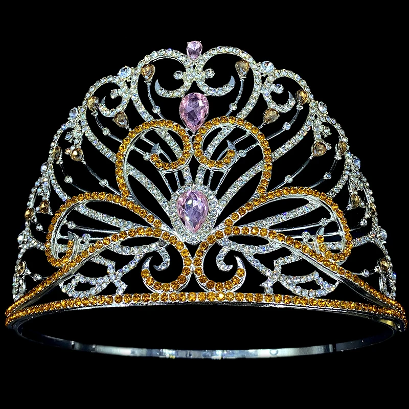 Levery design Miss Universe 2008 CAO Crown Headdress Hair Accessories