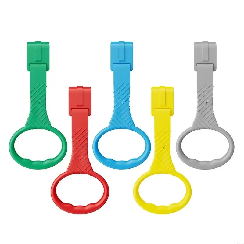 T3LA 1Pc Nursery Crib Side Pull Rings for Baby Toddler Walking Helper Assit