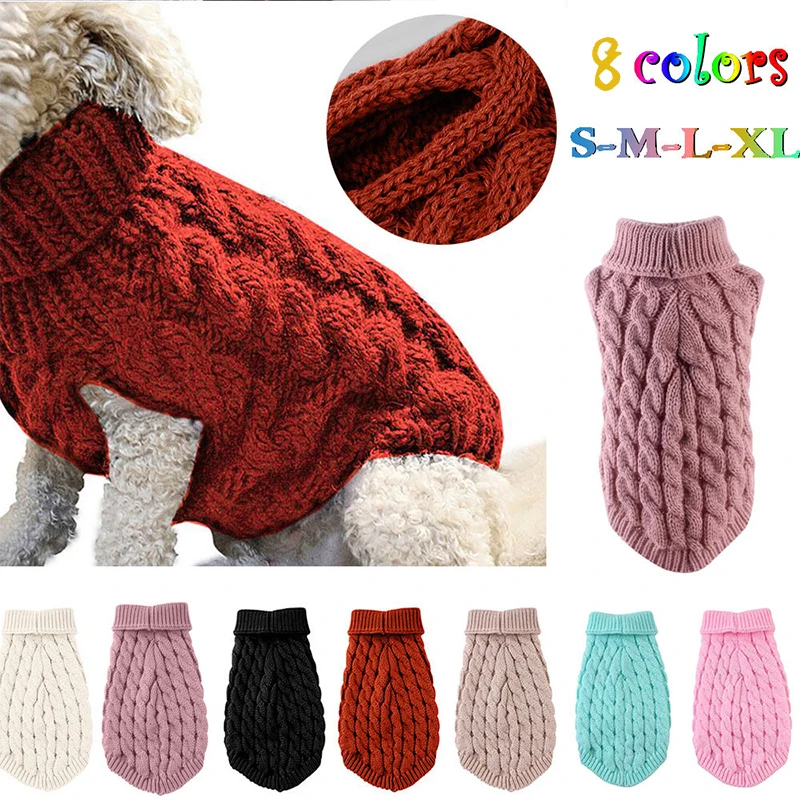 Fashionable New Pet Dog Sweater, Woven With Colorful Solid Fried Dough, Warming Up The Whole Season, Comfortable Pet Clothing