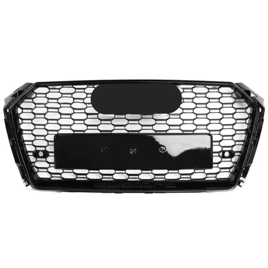 Front Hood Grille Car Front Bumper Grill Center Grille for A4/S4 B9 2017-2019 Fast Shipping For RS4 Grill