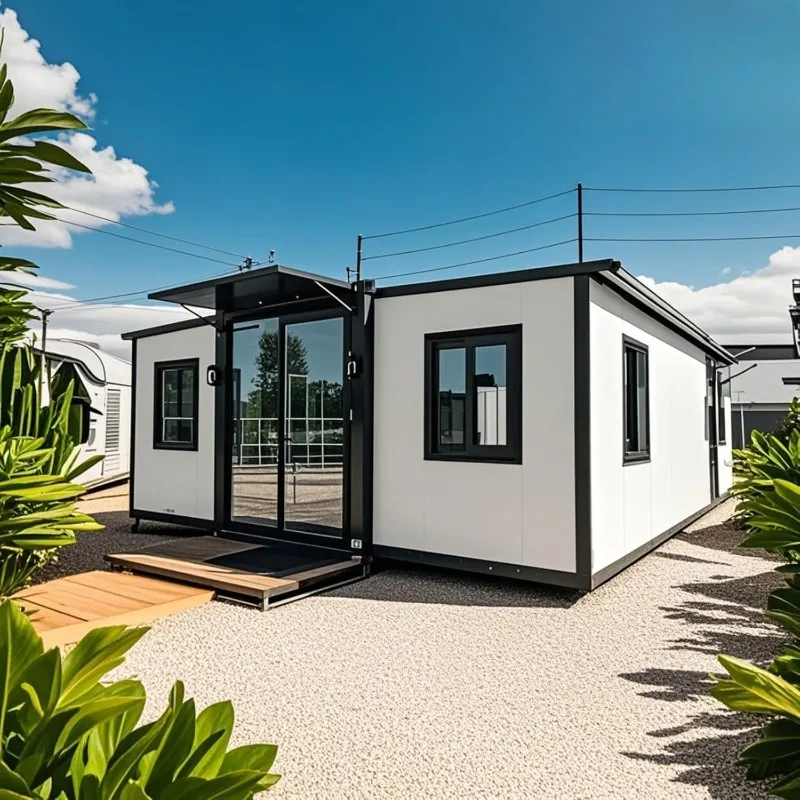 Luxury Waterproof Container House Expandable Prefab Foldable 40ft Steel Structure Mobile House Tiny Home