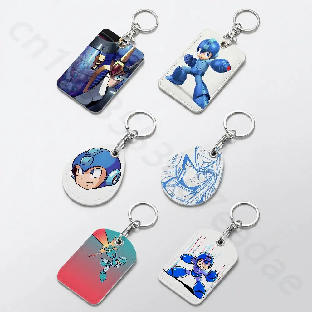 M-Megaman X Game Tinplate Personalised Print Card Holder Suitable For Holder Girls Door Card Case Women Badge Holder Keychain