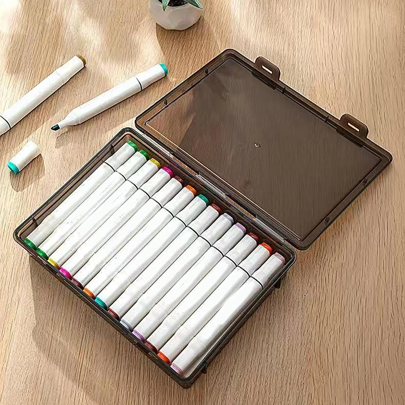 1Pc All-In-One Household Document Organizer Dust Proof A4 File Storage Box