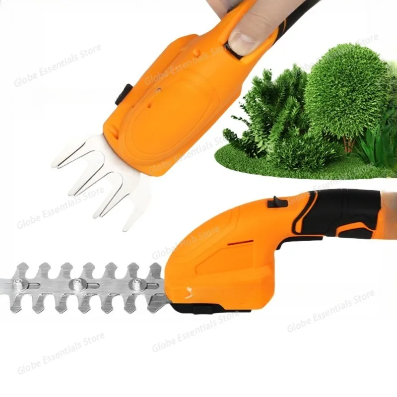 

Effortlessly Trim Your Lawn and Shrubs with Electric Handheld Hedge Trimmer Rechargeable Lithium-Ion Battery