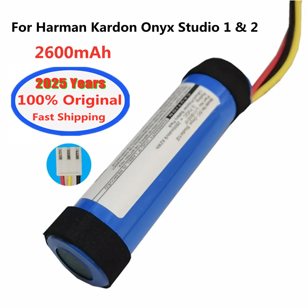 2025 Years 2600mAh LI11B001F Speaker Battery For Harman Kardon Onyx Studio 1 2 Studio2 Studio1 Player Rechargeable Battery