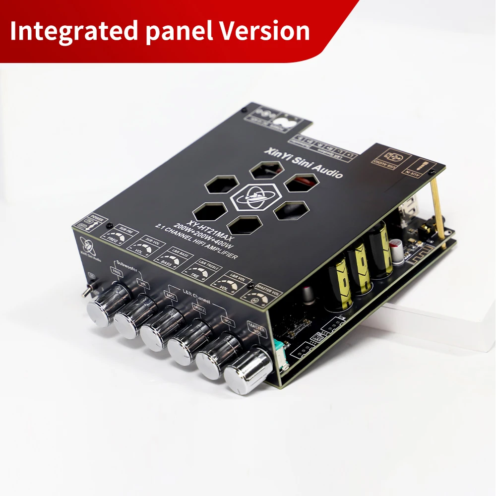 XY-HT21MAX 2.1 Channel TPA3223 200W*2+400W Bluetooth Digital Audio
