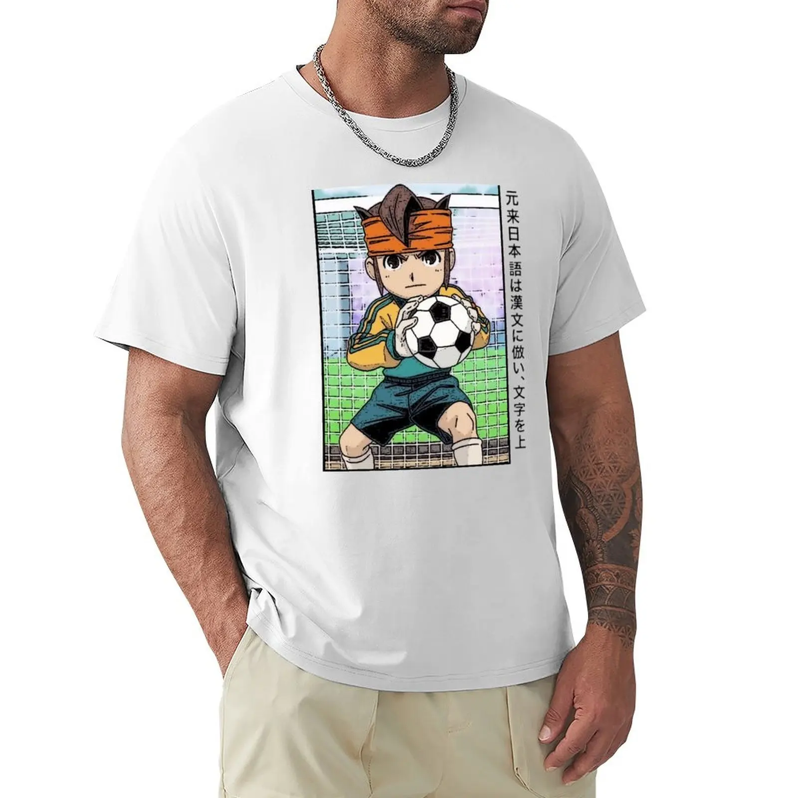 Endou mamoru (mark evans) T-Shirt plus size tops sublime anime clothes t shirt men