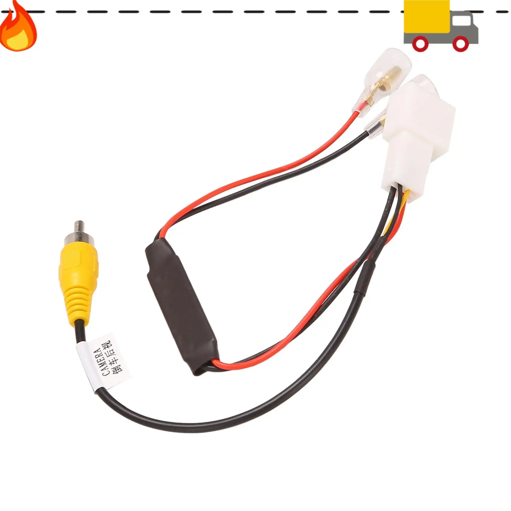 20X 4 Pin Car Reverse Camera Retention Wiring Harness Cable Plug Adapter Connector Fit For Toyota