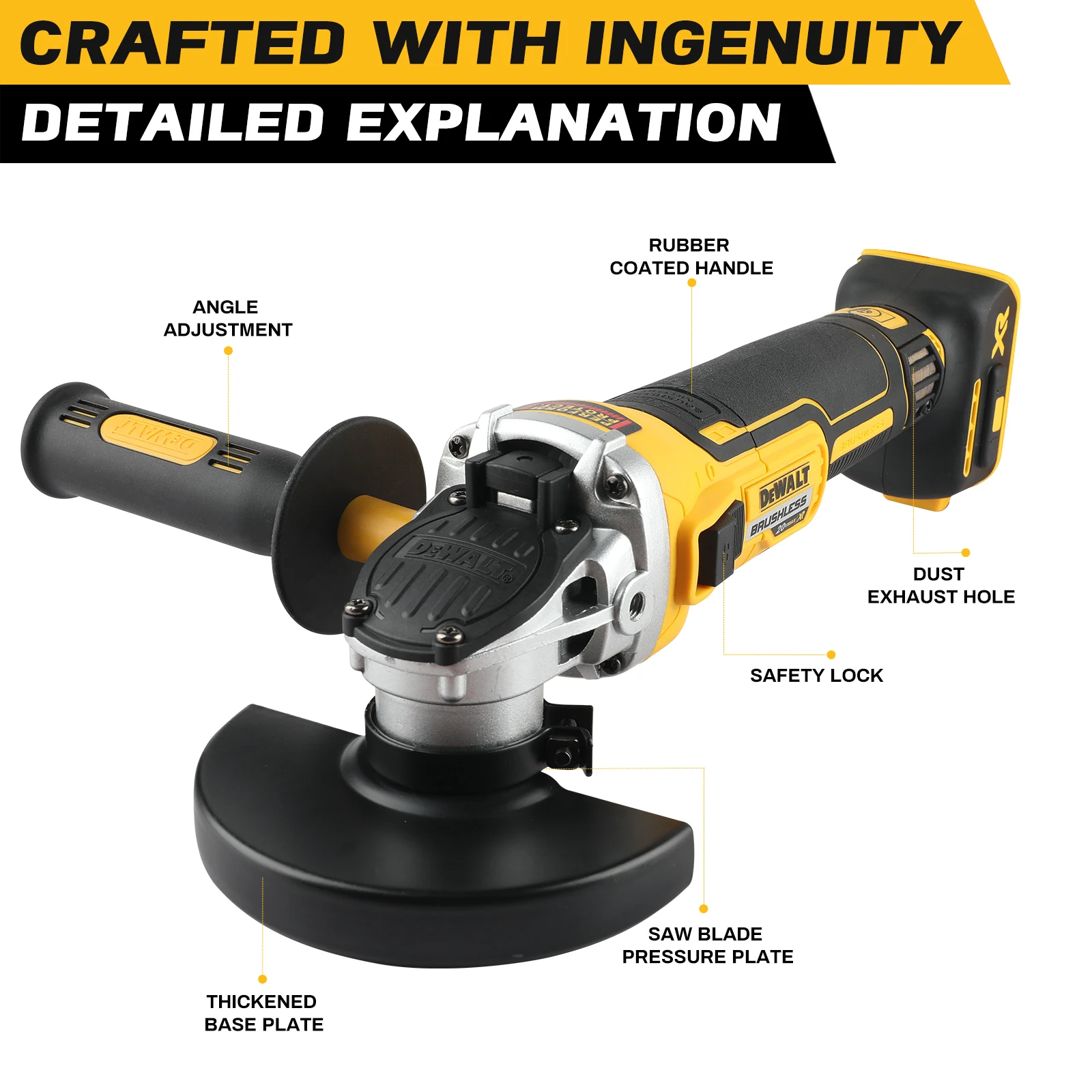 DeWalt Dcf887Dcg405NT DWbag electric wrench angle grinder polishing machine hand drill impact drill image 3