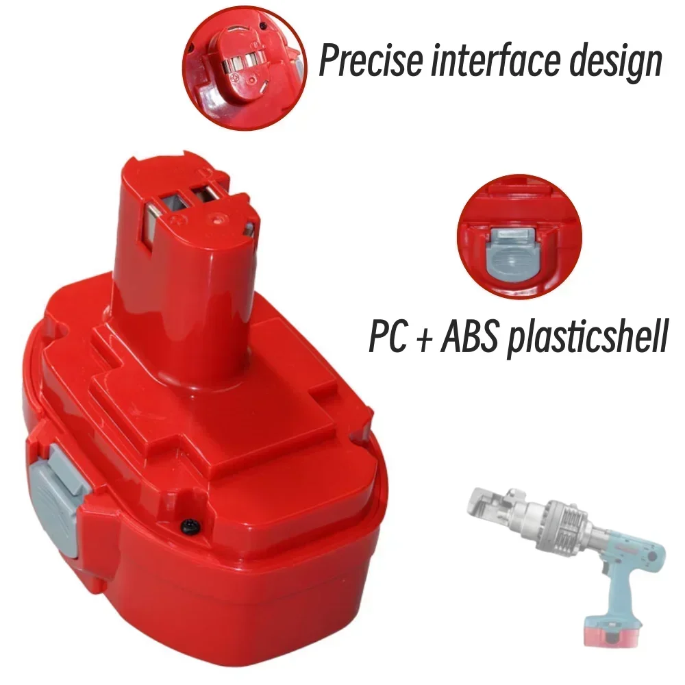 18V Replaceable tool battery 6.8Ah For Makita cordless drill tool PA18 1822 1823 1833 1834 1835 1835F 192828-1 192829-9