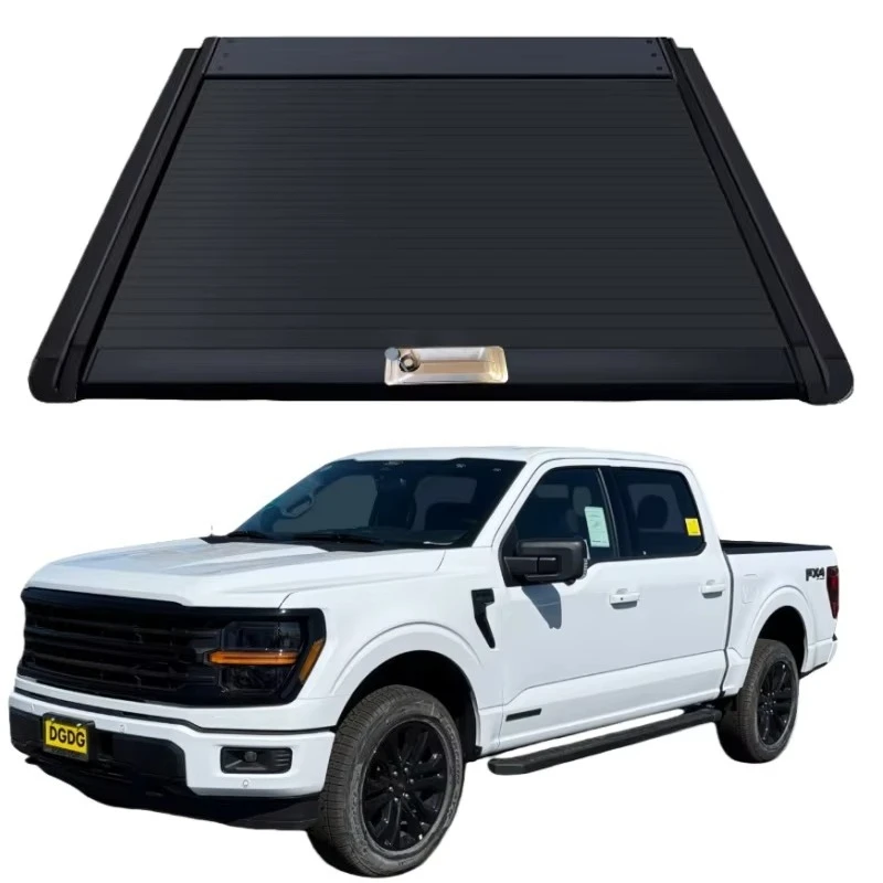 

Customized Aluminum Alloy Roller Shutter Tonneau Cover for F150/F250/Super Duty Navara NP300-Electric/Manual Operation
