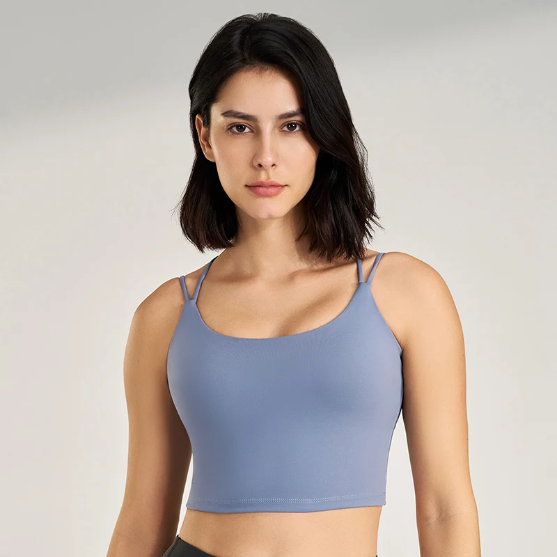 Summer Sexy Sports Bras Women Fitness Vest Sports Top Cross Back Running Fitness Breathable Shockproof Yoga Bra Female