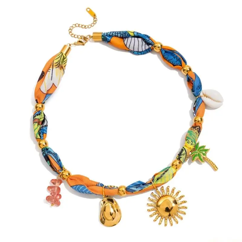 31BF Trendy Beach Themed Adjustable Necklace for Casual Outfits and Gifting