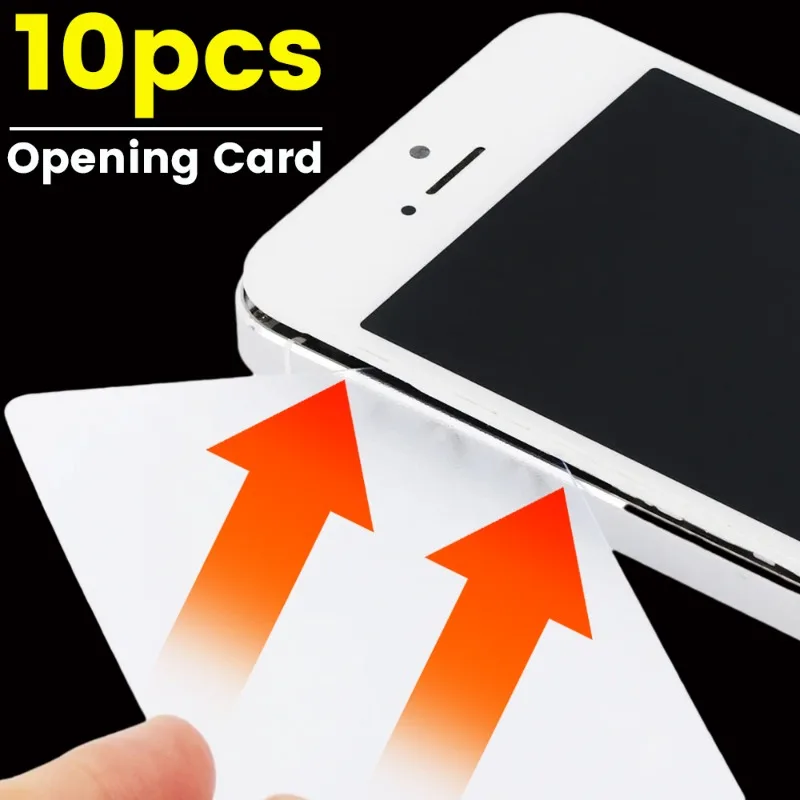 10/1Pcs Plastic Card Pry Opening Scraper for iPad Samsung Mobile Phone Tablet Glued Screen Repair Tool Ultra-thin Opening Card