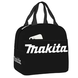 Custom Makitas Lunch Bag Men Women Thermal Cooler Insulated Lunch Box for Children School Work Picnic Food Tote Bags