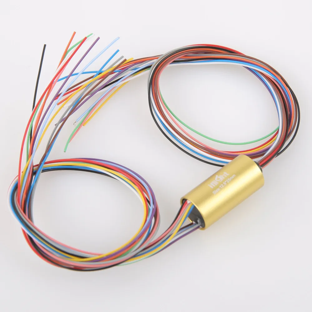 IFlight 12.5mm Hollow Shaft Gimbal Slip Ring 12 Circuits, 360° Continuous Rotation Conductive Slip Ring for IPower Gimbal Motors