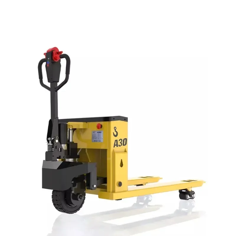 electric ground cow forklift hydraulic manual semi-electric forklift 1 ton 2 tons 3 tons small lithium battery truck