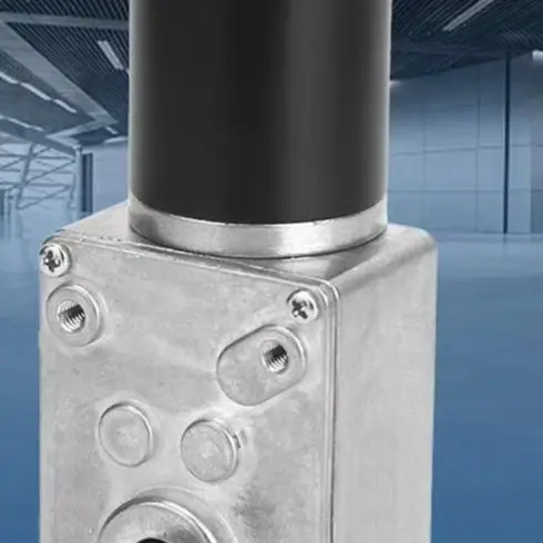 12V DC For Worm Gear Motor 70kgcm High For Torque Self Locking Geared Engine For Robotics Automation For Smart Gas Meter Safe