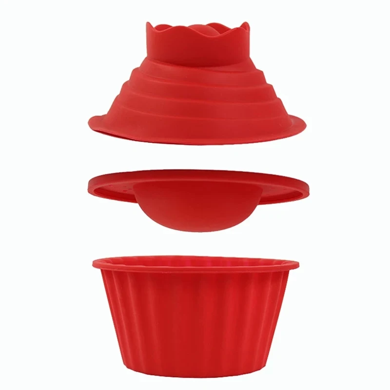 Giant Cupcake Easy To Use Non-stick Surface Creative Trendy Practical Innovative Silicone Cake Mold For Easy Decorating Durable