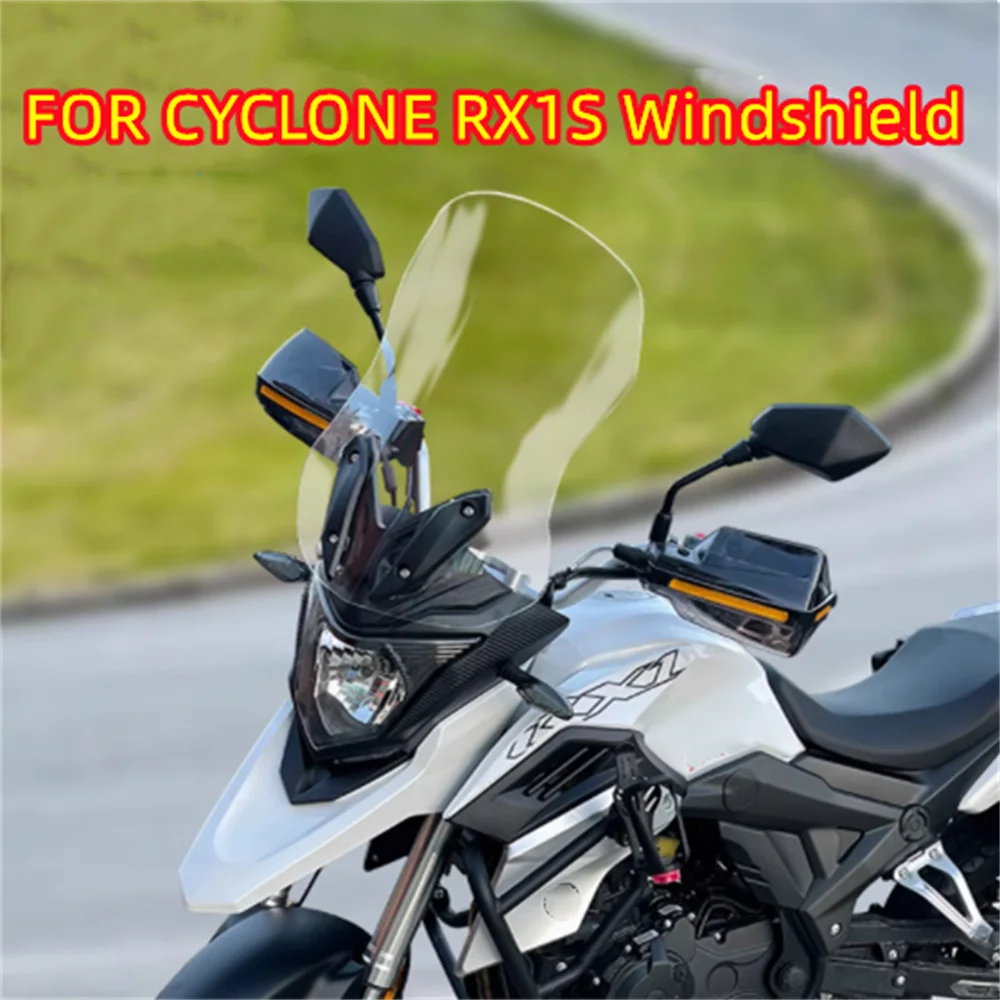 

Специальное приподнятое переднее ветровое стекло для ZONGSHEN CYCLONE RX1S, аксессуары для модификации лобового стекла