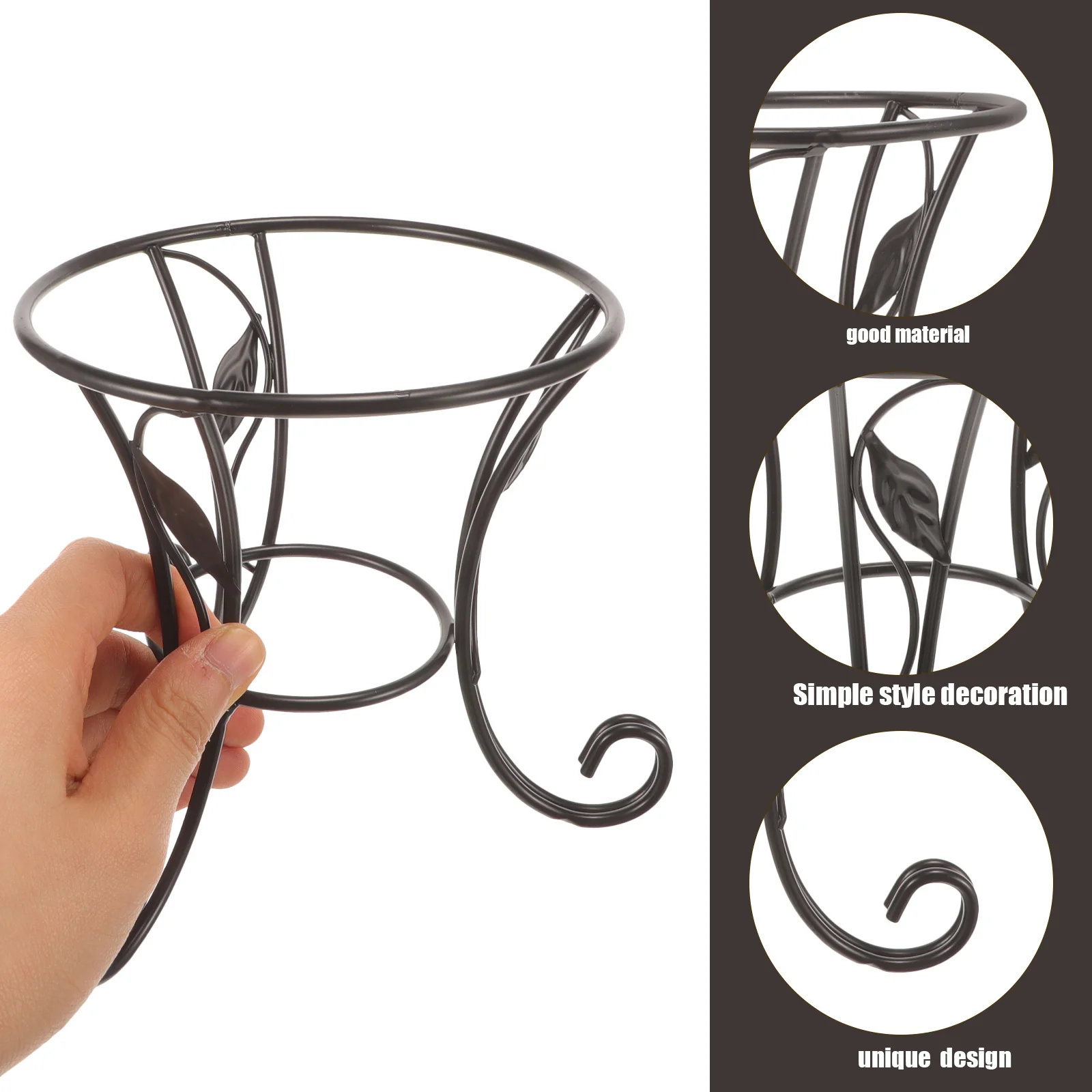 

Stable Iron Crystal Ball Stand Holder For Home Decor Globe Sphere Bowl Display Rack Gazing Ball Base Garden Ornament Metal Stand