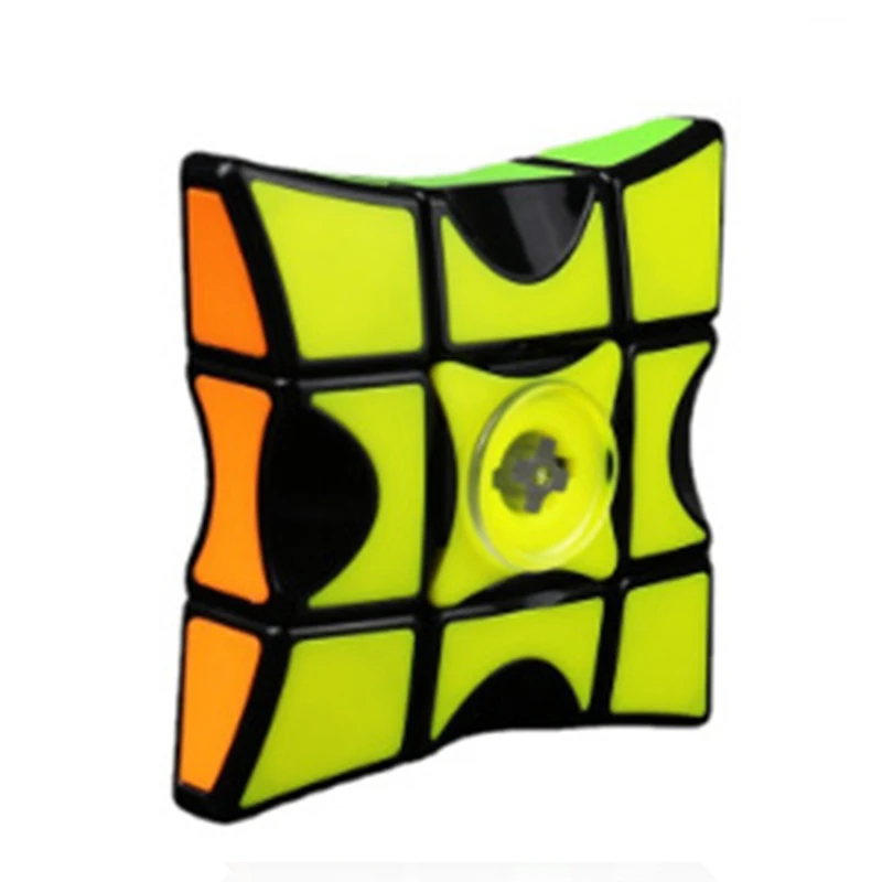 Cheapest Mofangge Spinner Cube 1x3x3 Speed Magic Puzzle Fingertip Cubo Magico Games Educational Learning Toys For Children