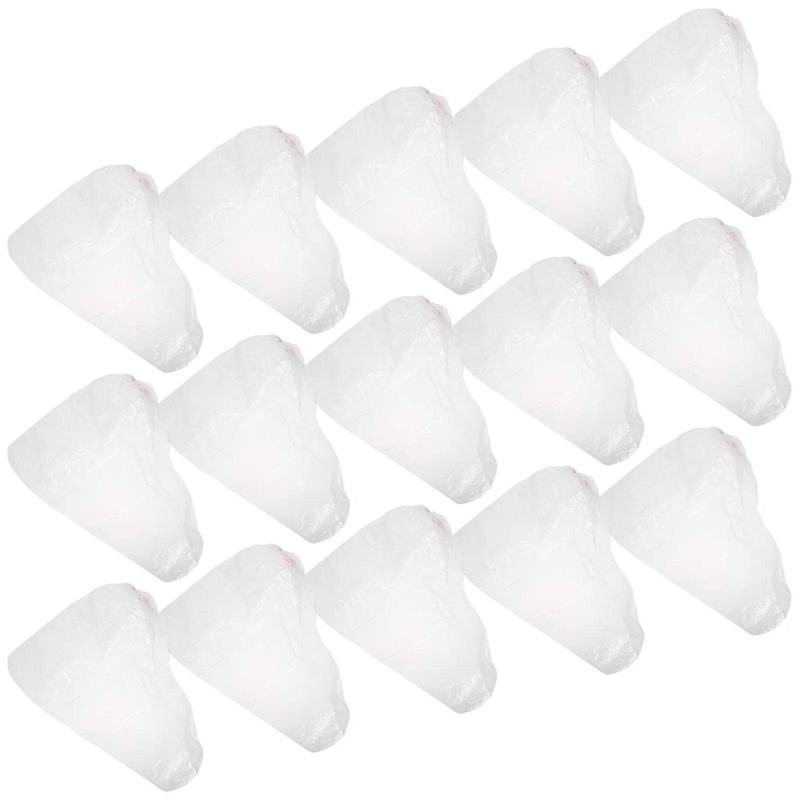 

10Pairs Waterproof Shoe Covers Thickened Transparent Pe Mid-Calf Disposable Boot Covers Rainproof Outdoor Footwear Protectors