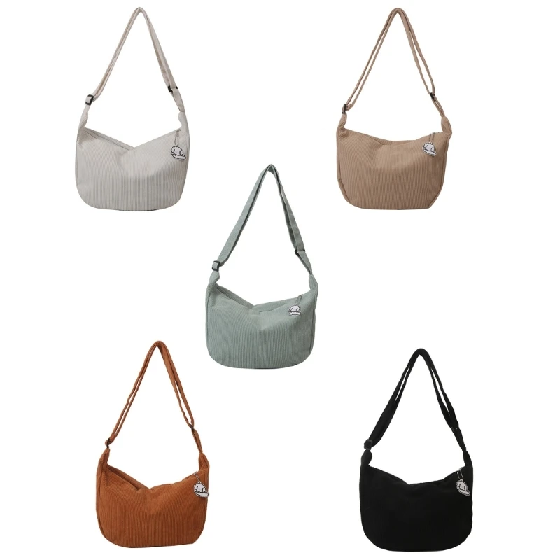 Korean Styles Bag for Women Crossbody Bag Simple Dumplings Bag Japanese Bag Casual Shoulder Bag