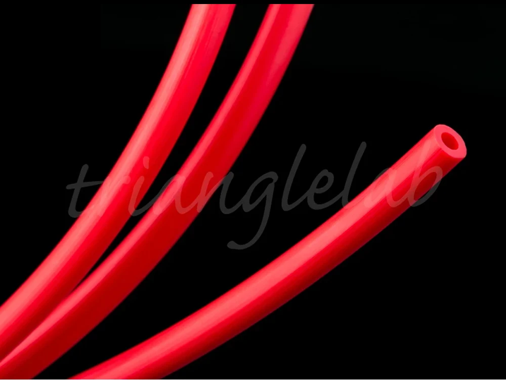 Trianglelab 1,9x4mm ID1,9mm OD4mm PTFE-Schlauch Teflonto für Ender 3 Prusa L3 Voron 3D Bowden Extruder 1,75mm Filament Blau Rot Schwarz – Detail 11