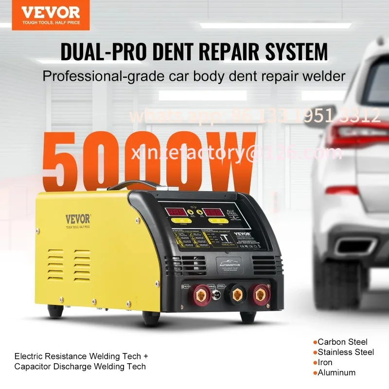 

Customizable Kit 5KW Welder Machine Auto/Manual Welding 10 Modes Spot Welding Repair Tool for A SucceBuy Stud Welder Dent Repai