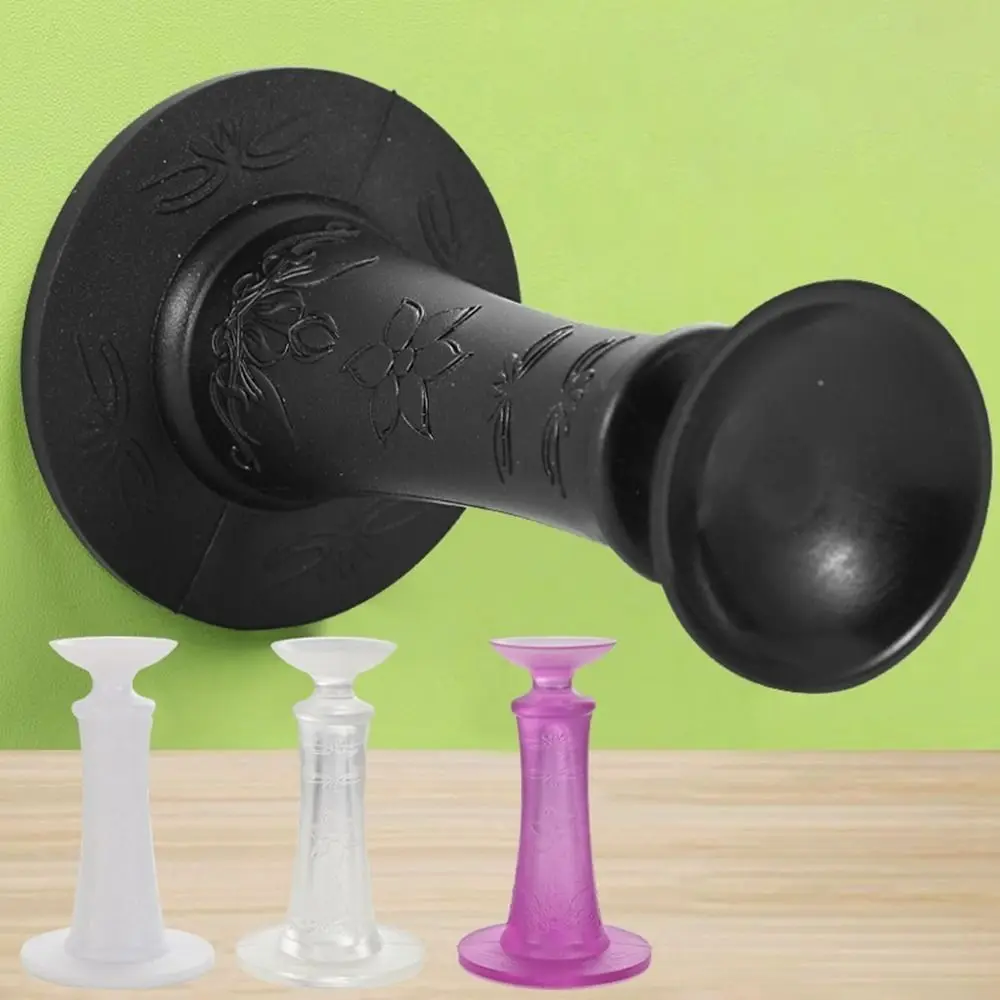 New Silicone Door Stopper Anti Collision Self Adhesive Floor Holder Strong Suction Doorstop Bedroom