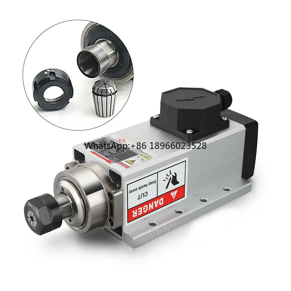 CNC Router Spindle Motor 1.5/2.2/3.5/4.5/6/7.5KW 4Bearings Air-cooled CNC Woodworking Engraving Machine Spindle motors