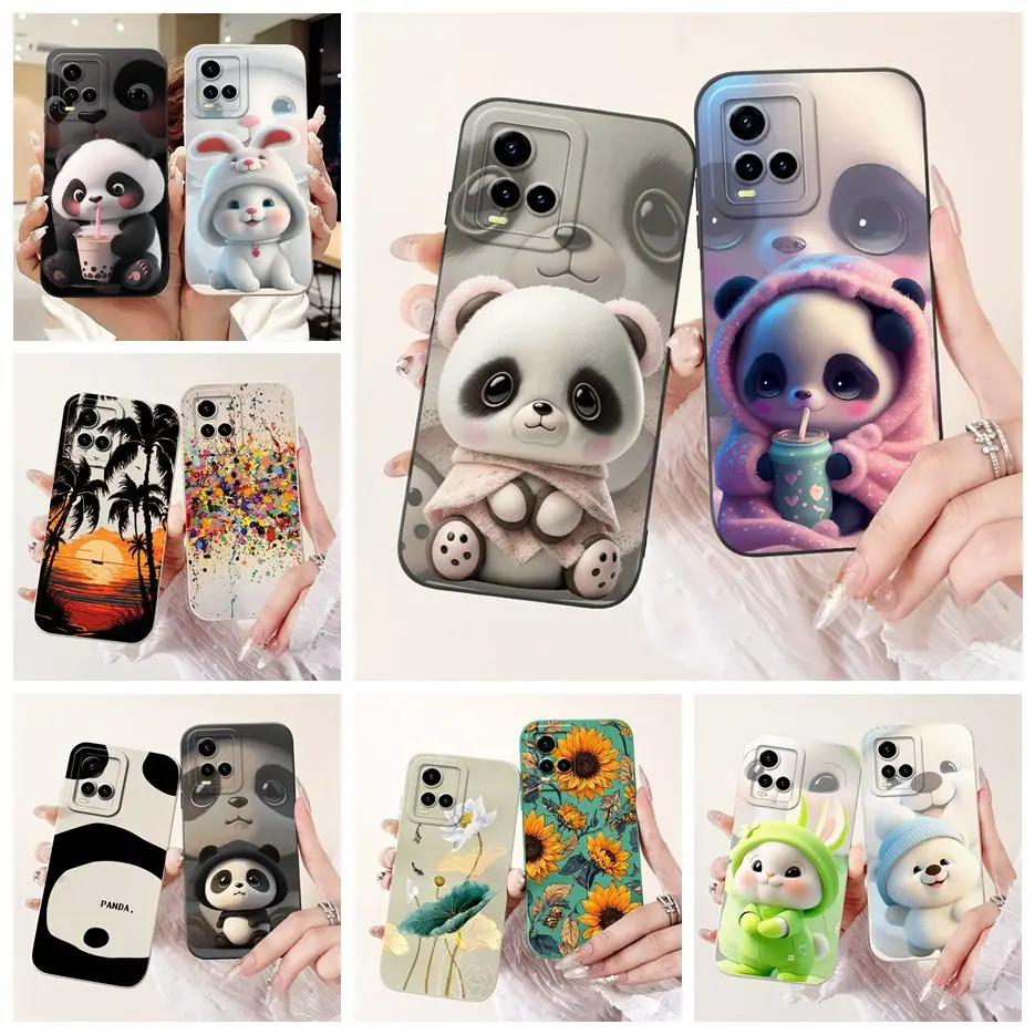 For Vivo Y33s 4G Case V2109 Unique Cartoon Cover For Vivo Y21 Y21s Y21t Phone Case For Vivo Y21s VivoY21 V2110 V2111 Soft Fundas