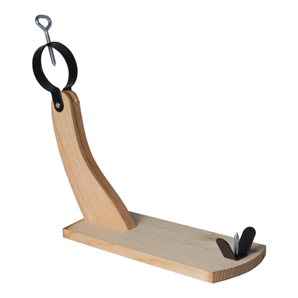 Soporte para jamón de madera profesional: diseño estable de góndola para jamón ibérico relleno de bellota y jamón con cebo