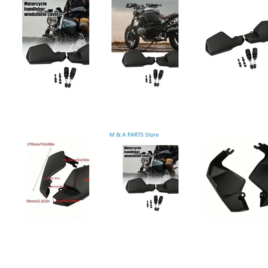 U1JF Shock Absorbing Hand Covers For Adventure Bike DL650 V Strom 2004 2012