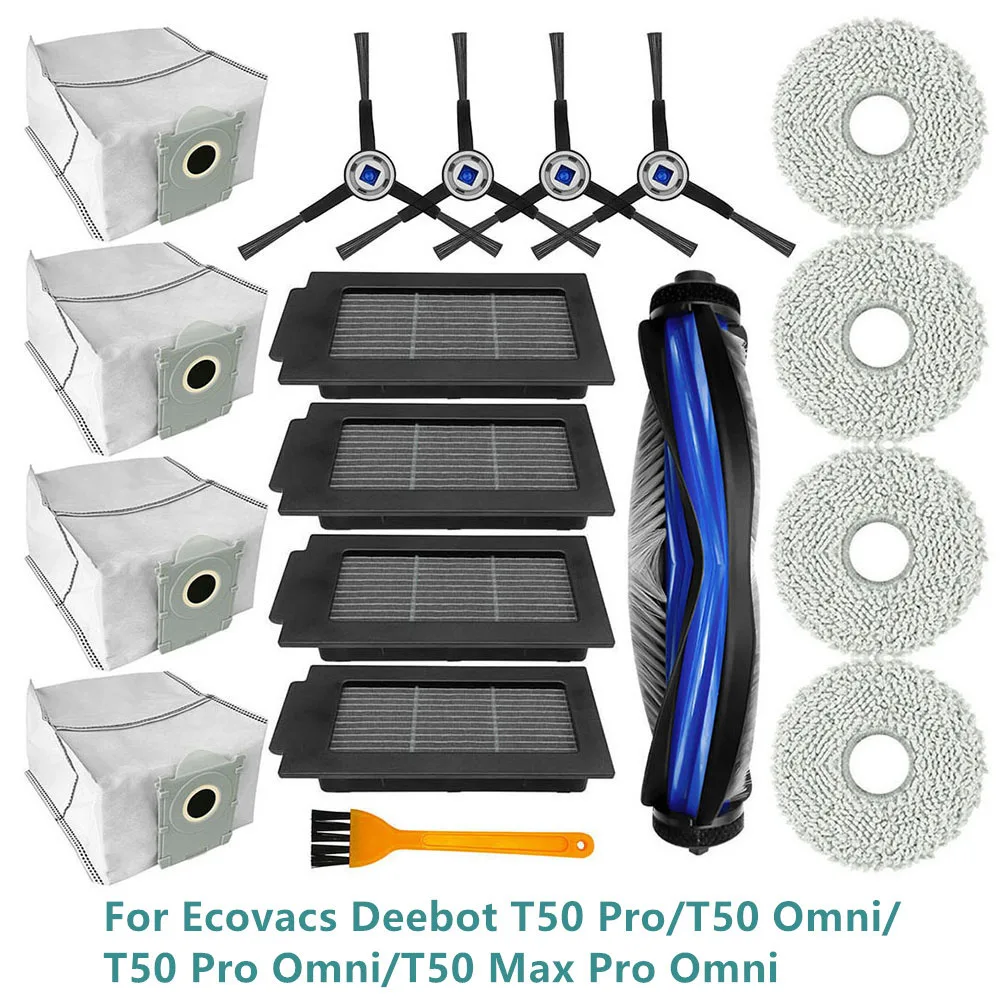para-ecovacs-deebot-t50-max-pro-omni-escovas-laterais-principais-filtros-hepa-saco-de-po-para-ecovacs-deebot-t50-pro-t50-omni-t50-pro-omni