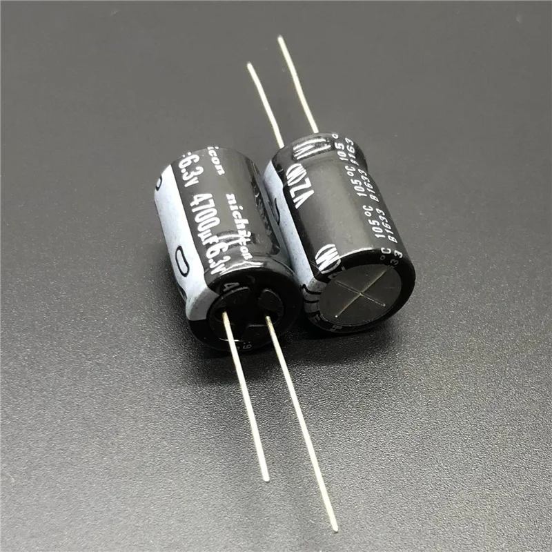 5pcs/50pcs 4700uF 6.3 NICHICON VZ Series 12.5x20mm Wide Temperature Range Aluminum Electrolytic Capacitor 6.3V4700uF