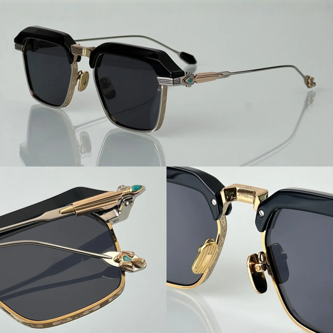 

JMM Sunglasses WORLAND Turquoise Titanium Unisex Japanese Handcrafted UV400 Polarized Luxury Designer