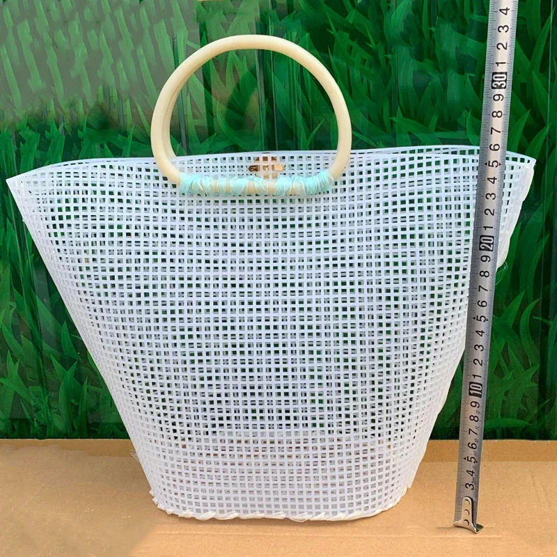 Embroidery Bucket Bag Auxiliary Knitting Sewing Weaving Plastic Mesh Sheet for DIY Accessories Handmade Easy Knit Helper