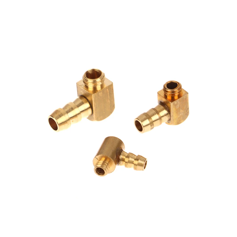 M4/M5/M6 Brass 90 Degree L Type Water Cooling Nozzle Faucet Nipple Connector For RC Methanol/Gasoline/Brushless Electric Boat