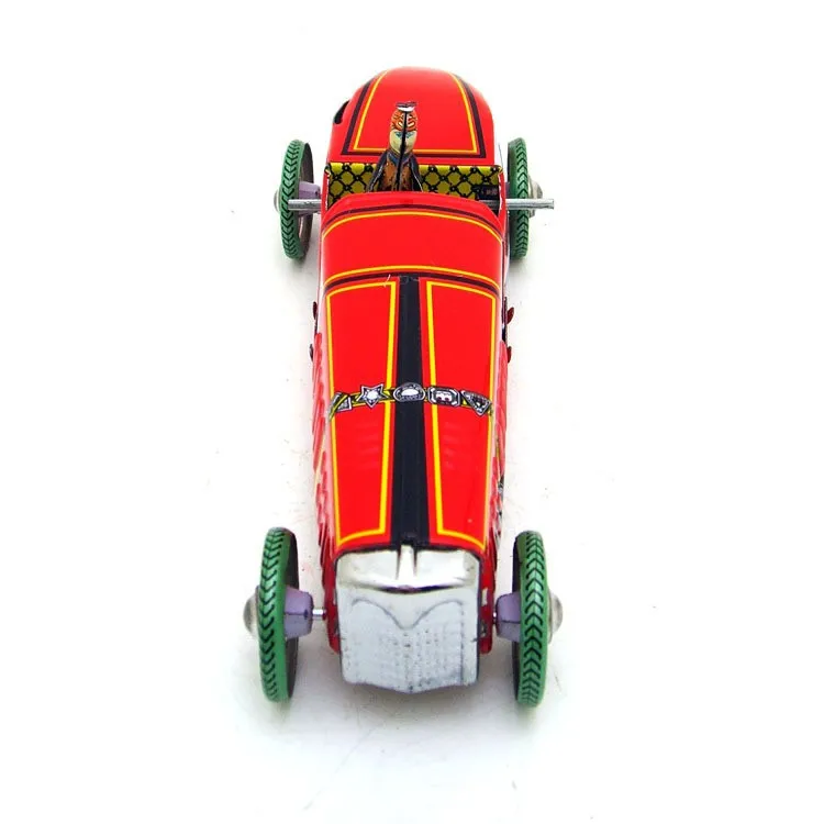 MS808 Racing Car No. 2 Racing Car Classic Car, Iron Nostalgic Adult Collection Ornament Iron Toy